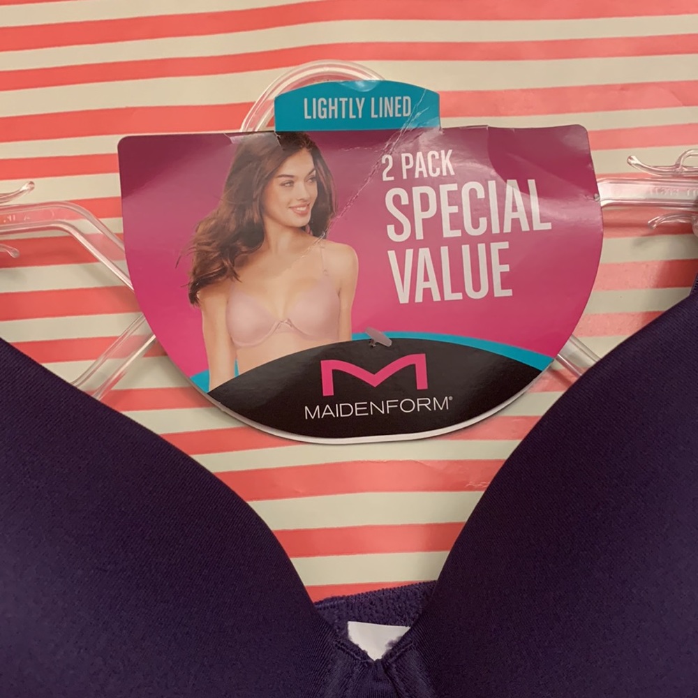 Maidenform 36C T-Shirt Bras 2pk Bundle - Picture 7 of 10